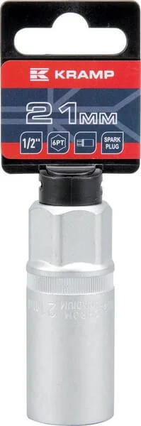 Kramp - 18060139921KR - Spark Plug Socket 1/2" 21 mm