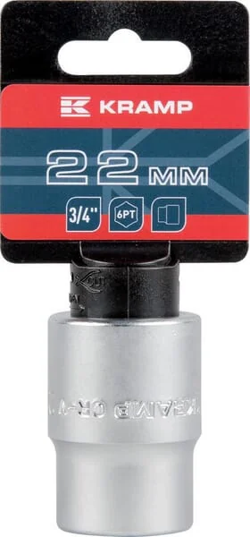 Kramp - 18060190220KR - Socket 3/4" Hex 22 mm