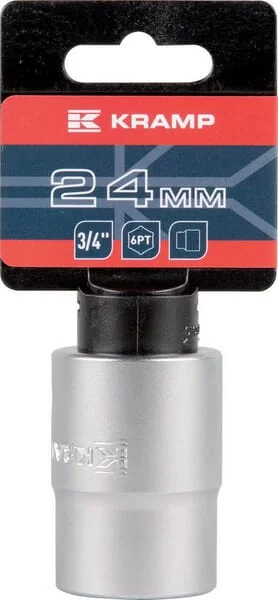 Kramp - 18060190240KR - Socket 3/4" Hex 24 mm