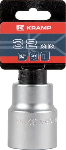 Kramp - 18060190320KR - Socket 3/4" Hex 32 mm