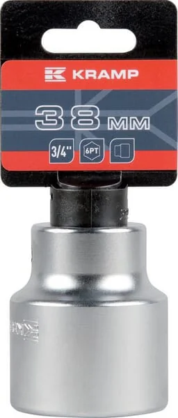 Kramp - 18060190380KR - Socket 3/4" Hex 38 mm