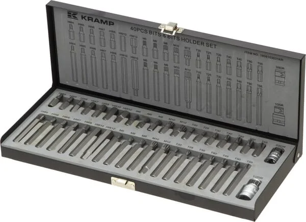 Kramp - 1808103031KR - 40-Piece Bit Set