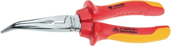 Kramp - 1812236200KR - Angled Telephone Pliers VDE 1000V 200 mm