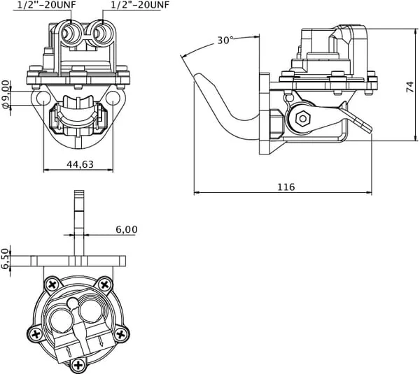 Kramp - 1884857M91KR - Fuel Pump