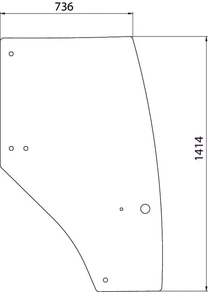 Kramp - 192004A6KR - Kramp Door Frame Right