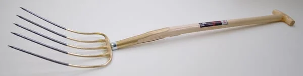 Kramp - 2012KR - Dung Fork 5 Prong, Sprung Bush Handle