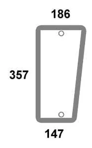 Kramp - 205812040650N - Windscreen Lower