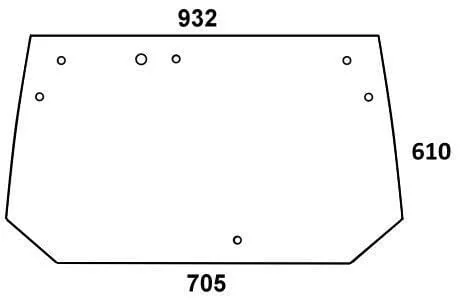 Kramp - 222812050010N - Rear Window