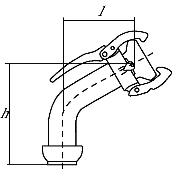 Kramp - 25102045 - Fem/Male 2 1/2" 45° Elbow