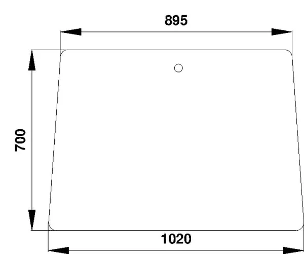 Kramp - 258514210100N - Windscreen