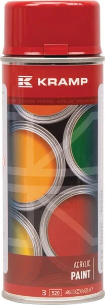 Kramp - 300204KR - Paint RAL 3002 Carmine Red 400ml Spray Kramp