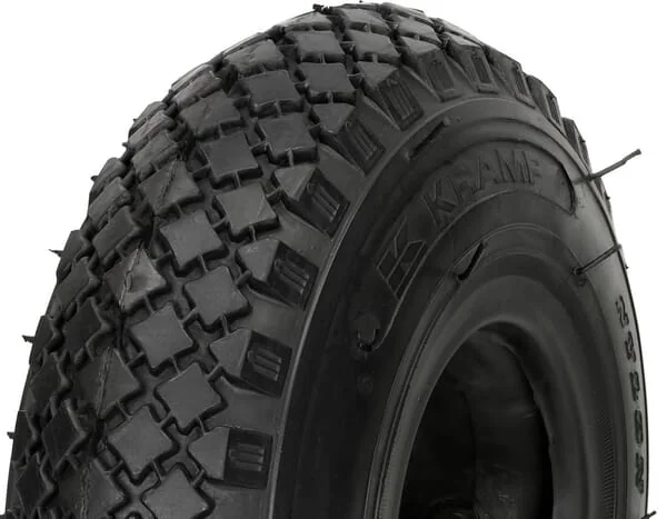 Kramp - 30044HF210S - Tyre and Tube 3.00-4, 4 Ply, Bent Valve, HF-210, Kramp