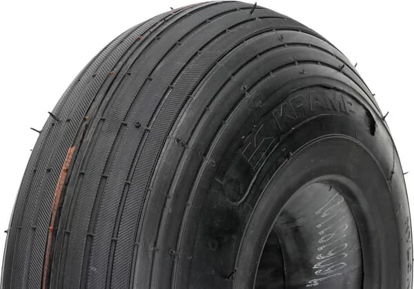 Kramp - 30044T510S - Tyre and Tube 3.00-4, 4 Ply, With Bent Valve, T-510, Kramp