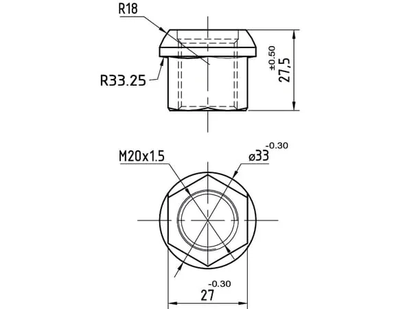 Kramp - 30247400N - Wheel Nut