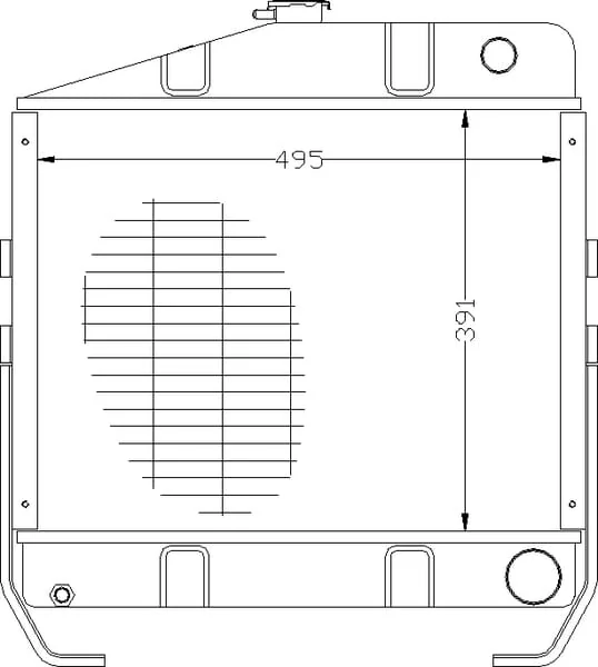 Kramp - 3145499R92N - Radiator CNH