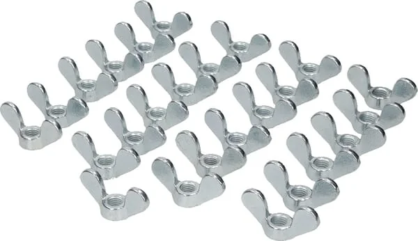 Kramp - 31510DIN - Kramp Wing Nut M10 Zinc Plated DIN