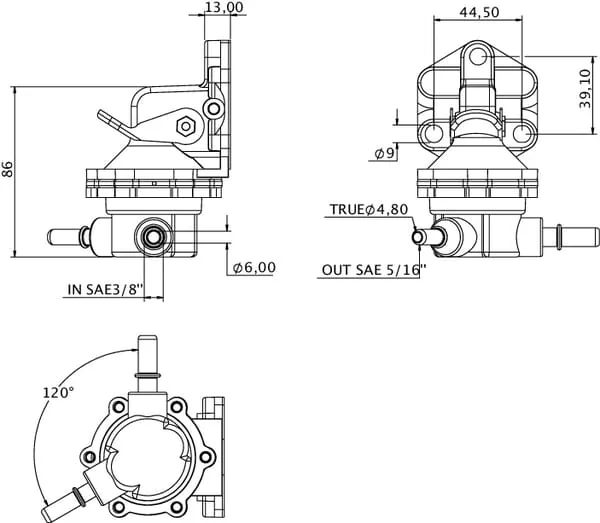 Kramp - 3200740KR - Fuel Pump JCB