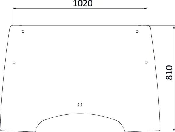 Kramp - 3203100N - Kramp Windshield