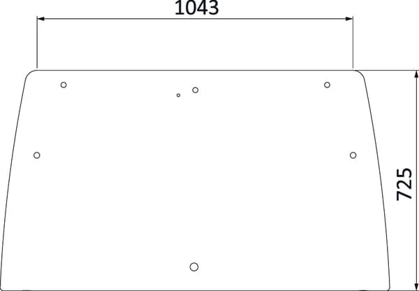 Kramp - 3203101N - Kramp Rear Window