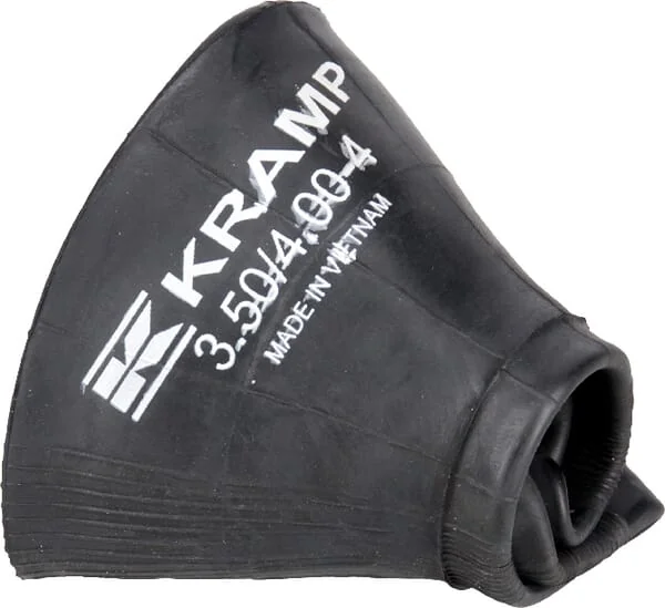 Kramp - 3504004TR87 - Inner Tube for Rim Diameter 4", 350/400-4, Bent Valve 90° TR87, Kramp