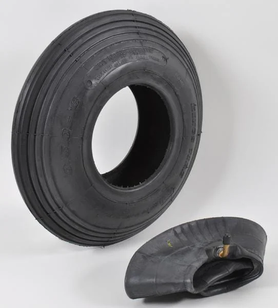 Kramp - 35064T510S - Tyre and Inner Tube 3.50-6, 4 Ply, Bent Valve, T-510, Kramp