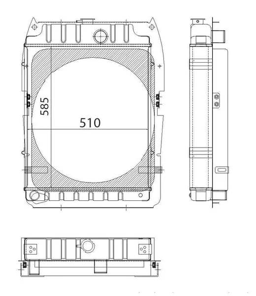 Kramp - 3614476M91N - Radiator