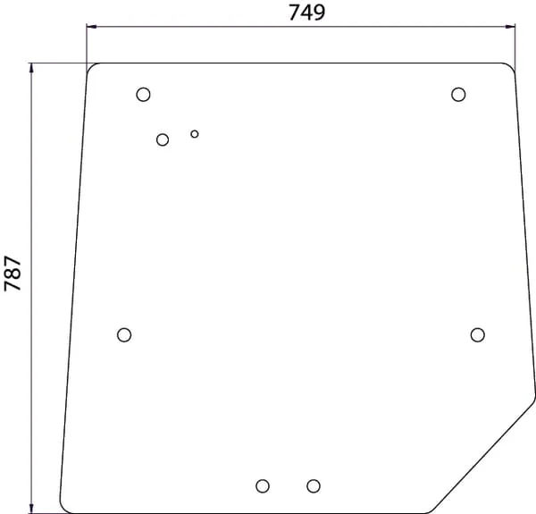 Kramp - 3821484M1N - Rear Window