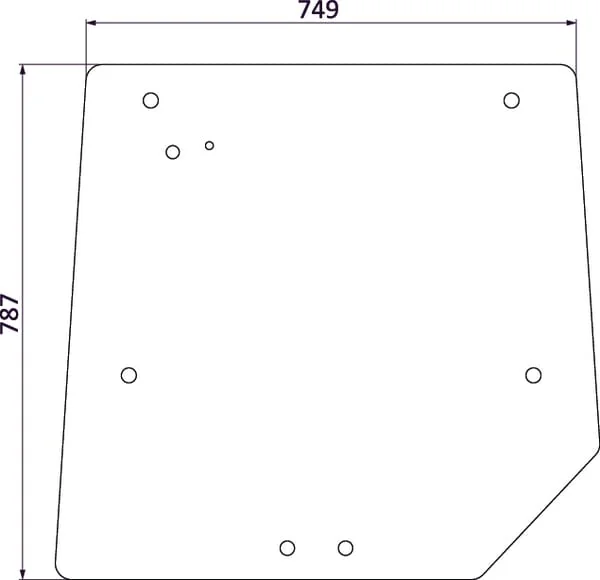Kramp - 3821485M1N - Rear Window Tinted