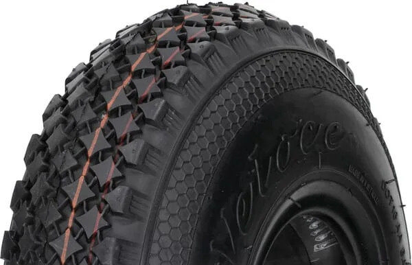 Kramp - 40044HF210S - Tyre And Tube 4.00-4, 4 Ply, Bent Valve, HF-210, Kramp