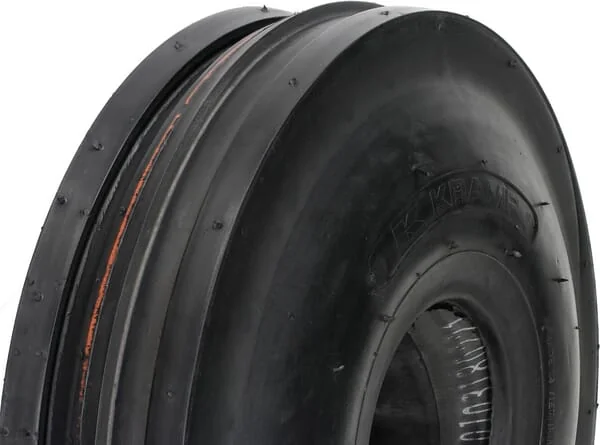 Kramp - 40044T513S - Tyre And Tube 4.00-4, 4 Ply, Bent Valve, T-513, Kramp