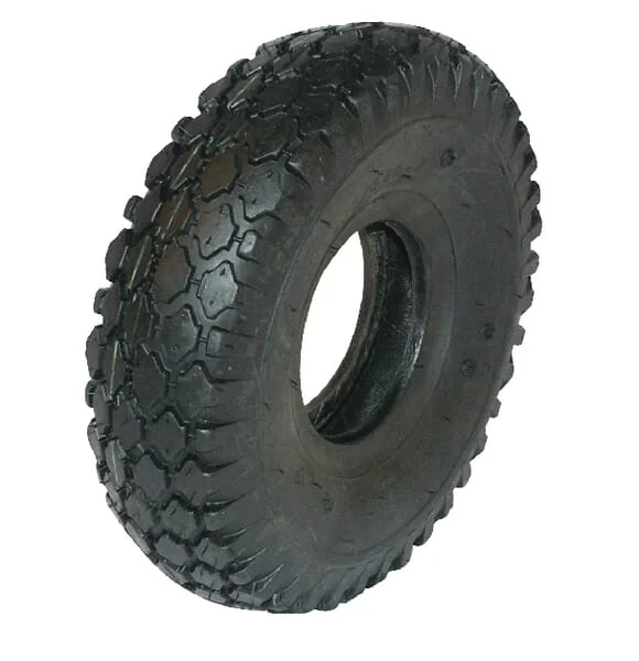 Kramp - 40046HF201S - Tyre And Tube 4.00-4, 6 Ply, Bent Valve, HF-201, Kramp