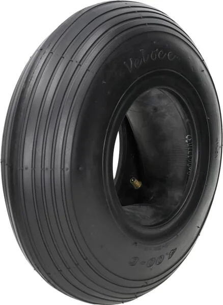 Kramp - 40064T510S - Tyre and Inner Tube 4.00-6, 4 Ply, Straight Valve, T-510