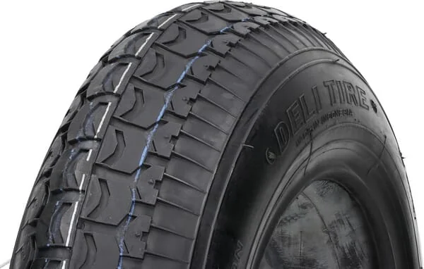 Kramp - 40086T991S - Tyre and Tube 4.00-8, 6 Ply, Straight Valve, T-991