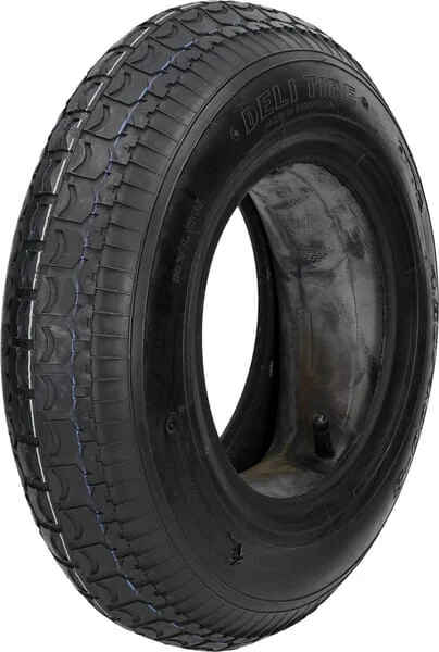 Kramp - 40086T991S - Tyre and Tube 4.00-8, 6 Ply, Straight Valve, T-991