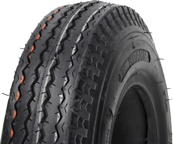 Kramp - 40086V47S - Tyre and Tube 4.00-8, 6 Ply, Straight Valve, V-47