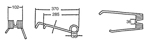 Kramp - 4101101390KR - Rotary Tine CCW Lely