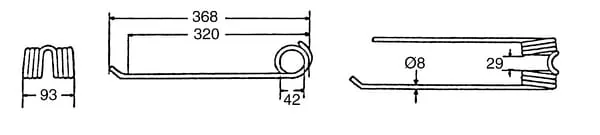 Kramp-4102314870kr - Rotary tine CW Lely
