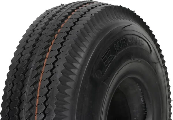 Kramp - 41035044S389S - Tyre and Tube 4.10/3.50-4, 4 Ply, Bent Valve, S-389S, Kramp