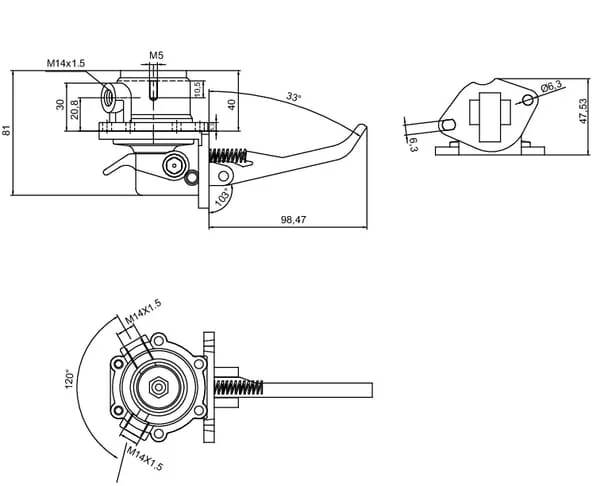 Kramp - 4157698KR - Pompa carburante KHD