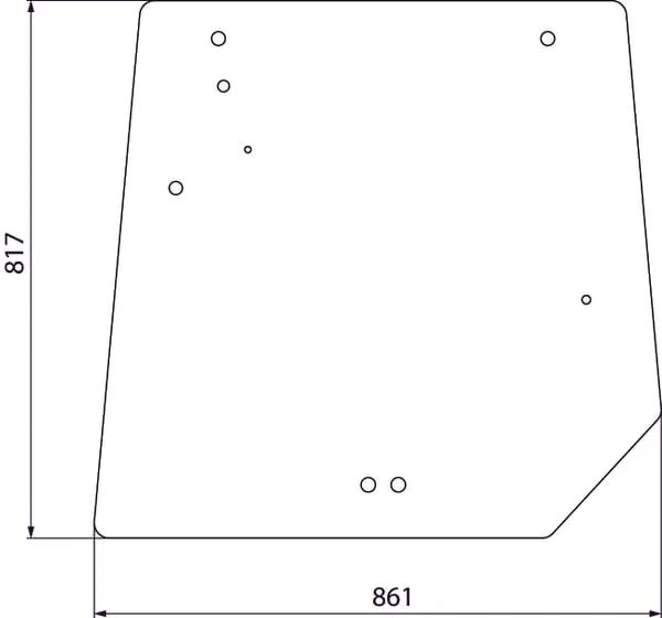 Kramp - 4272761M2N - Kramp Rear Window