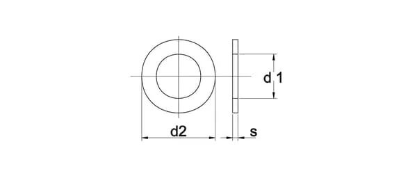 Kramp - 43320 - Washer M20x34x3mm, Steel Zinc-Plated DIN 433 Kramp