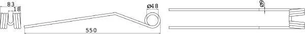 Kramp - 436033KR - Spring Tine Poettinger