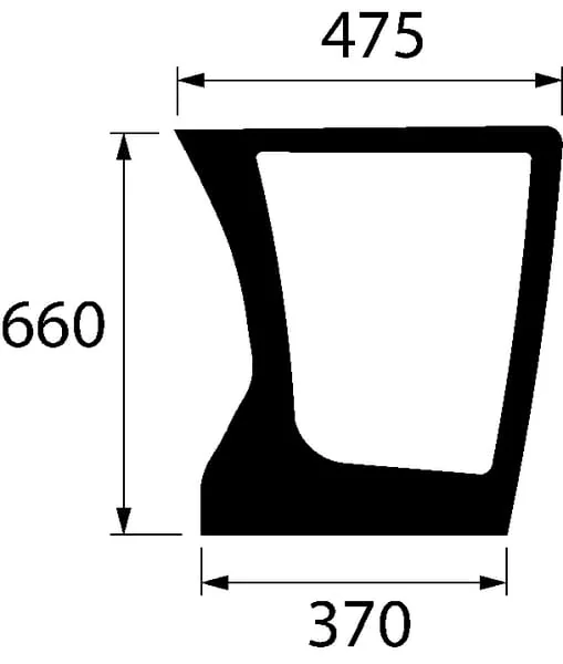 Kramp - 4429882N - Windscreen Lower