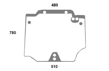 Kramp - 44911821N - Rear Window