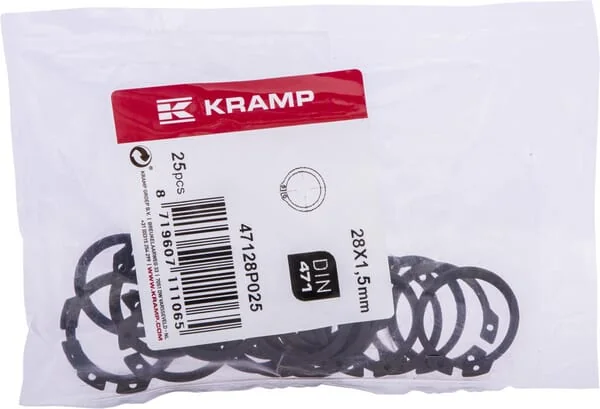 Kramp - 47128P025 - Circlip External 28x1.5mm DIN471 Steel