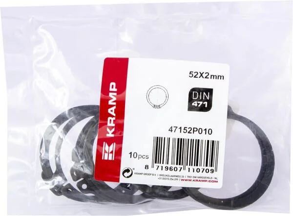 Kramp - 47152P010 - Kramp Circlip Shaft 52