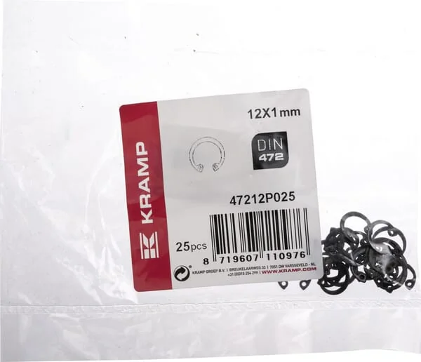 Kramp - 47212P025 - Circlip Internal 12x1mm DIN472 Steel Kramp