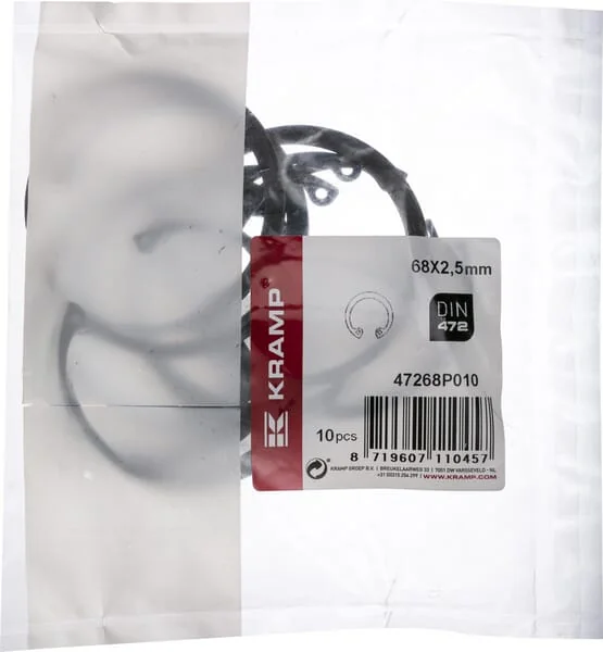 Kramp - 47268P010 - Circlip Internal 68x2.5mm DIN472 Steel Kramp