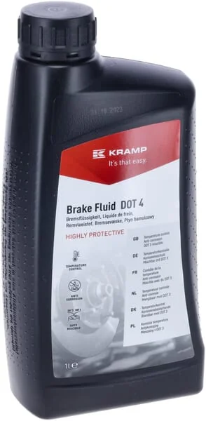Kramp - 501001KR - Brake Fluid, 1l, Synthetic, DOT-4, Kramp