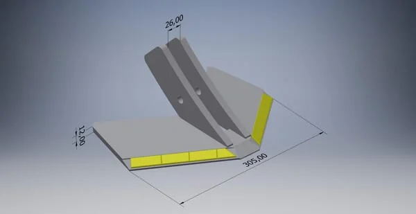 Kramp - 506015CN - Wing Share Carbide